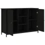 Black engineered wood sideboard 100x35x70 cm by , Sideboards - Ref: Foro24-835514, Price: 93,61 €, Discount: %