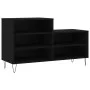 Black plywood shoe cabinet 102x36x60 cm by , Shoe racks and shoe organizers - Ref: Foro24-831389, Price: 46,80 €, Discount: %