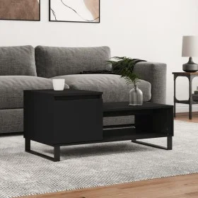 Couchtisch aus schwarzem Sperrholz, 100 x 50 x 45 cm von , Couchtisch - Ref: Foro24-830837, Preis: 59,73 €, Rabatt: %