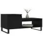 Mesa de centro madera contrachapada negro 100x50x45 cm de , Mesas de centro - Ref: Foro24-830837, Precio: 50,78 €, Descuento: %