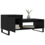 Mesa de centro madera contrachapada negro 100x50x45 cm de , Mesas de centro - Ref: Foro24-830837, Precio: 60,28 €, Descuento: %