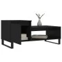 Mesa de centro madera contrachapada negro 100x50x45 cm de , Mesas de centro - Ref: Foro24-830837, Precio: 50,78 €, Descuento: %