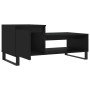 Mesa de centro madera contrachapada negro 100x50x45 cm de , Mesas de centro - Ref: Foro24-830837, Precio: 60,28 €, Descuento: %