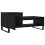 Mesa de centro madera contrachapada negro 100x50x45 cm de , Mesas de centro - Ref: Foro24-830837, Precio: 50,78 €, Descuento: %