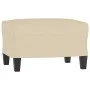 Sofa set with cushions 4 pieces cream fabric by , Sofas - Ref: Foro24-3201438, Price: 667,50 €, Discount: %