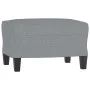 Sofa set with cushions 3 pieces light gray fabric by , Sofas - Ref: Foro24-3201452, Price: 453,59 €, Discount: %