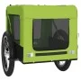 Remolque de bicicleta mascotas hierro tela Oxford verde negro de , Cochecitos para mascotas - Ref: Foro24-93920, Precio: 94,2...