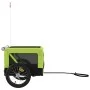 Remolque de bicicleta mascotas hierro tela Oxford verde negro de , Cochecitos para mascotas - Ref: Foro24-93920, Precio: 94,2...