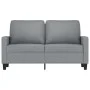 2 seater sofa in light gray fabric 120 cm by , Sofas - Ref: Foro24-359155, Price: 215,82 €, Discount: %
