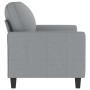 2 seater sofa in light gray fabric 120 cm by , Sofas - Ref: Foro24-359155, Price: 218,32 €, Discount: %