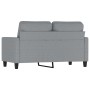 2 seater sofa in light gray fabric 120 cm by , Sofas - Ref: Foro24-359155, Price: 218,32 €, Discount: %