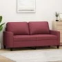 2-seater red fabric sofa 140 cm by , Sofas - Ref: Foro24-359169, Price: 217,07 €, Discount: %