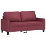 2-seater red fabric sofa 140 cm by , Sofas - Ref: Foro24-359169, Price: 217,07 €, Discount: %
