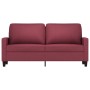 2-seater red fabric sofa 140 cm by , Sofas - Ref: Foro24-359169, Price: 220,64 €, Discount: %