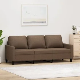 3-Sitzer-Sofa aus braunem Stoff, 180 cm von , Sofas - Ref: Foro24-359174, Preis: 291,01 €, Rabatt: %