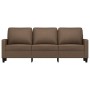3-seater brown fabric sofa 180 cm by , Sofas - Ref: Foro24-359174, Price: 296,28 €, Discount: %