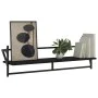 Estantes de pared con barras 2 unidades negro 100x25x30 cm de , Estantes y estanterías - Ref: Foro24-836248, Precio: 33,28 €,...