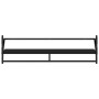 Wandregale mit Stangen 2 Einheiten schwarz 100x25x30 cm von , Regale und Regale - Ref: Foro24-836248, Preis: 32,54 €, Rabatt: %