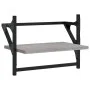 Wall shelves with bars 2 pcs Sonoma gray 40x25x30 cm by , Shelves and shelves - Ref: Foro24-836241, Price: 21,60 €, Discount: %