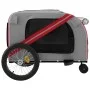 Remolque de bicicleta mascotas hierro tela Oxford rojo gris de , Cochecitos para mascotas - Ref: Foro24-93901, Precio: 101,75...
