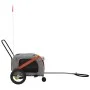 Haustier-Fahrradanhänger, Eisen-Oxford-Gewebe, Orange und Schwarz von , Kinderwagen für Haustiere - Ref: Foro24-93886, Preis:...