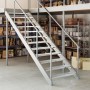 Galvanized steel grating step 90x24x7 cm by , Stair mats - Ref: Foro24-155680, Price: 57,08 €, Discount: %