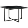 9-teiliges Garten-Essset und schwarze Kissen aus synthetischem Rattan von vidaXL, Gartensets - Ref: Foro24-42522, Preis: 585,...
