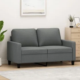 2-Sitzer-Sofa aus dunkelgrauem Stoff 120 cm von , Sofas - Ref: Foro24-359156, Preis: 244,57 €, Rabatt: %