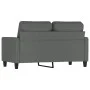Dark gray 2-seater fabric sofa, 120 cm by , Sofas - Ref: Foro24-359156, Price: 244,57 €, Discount: %
