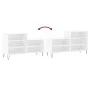 Shoe cabinet made of white plywood wood 102x36x60 cm by , Shoe racks and shoe organizers - Ref: Foro24-831388, Price: 47,23 €...