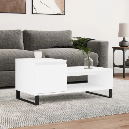 Couchtisch aus Sperrholz weiß 100x50x45 cm von , Couchtisch - Ref: Foro24-830836, Preis: 59,79 €, Rabatt: %