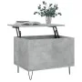 Mesa de centro madera contrachapada gris hormigón 60x44,5x45 cm de , Mesas de centro - Ref: Foro24-830952, Precio: 54,20 €, D...