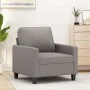 Taupe gray fabric armchair 60 cm by , Sofas - Ref: Foro24-359154, Price: 169,36 €, Discount: %
