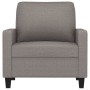 Sillón de tela gris taupé 60 cm de , Sofás - Ref: Foro24-359154, Precio: 173,01 €, Descuento: %