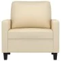 Cremefarbener Stoffsessel 60 cm von , Sofas - Ref: Foro24-359149, Preis: 170,32 €, Rabatt: %