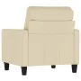 Cremefarbener Stoffsessel 60 cm von , Sofas - Ref: Foro24-359149, Preis: 170,32 €, Rabatt: %