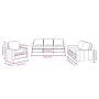 3-piece sofa set with black fabric cushions by , Sofas - Ref: Foro24-3201432, Price: 686,52 €, Discount: %