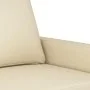 3-piece sofa set with cream fabric cushions by , Sofas - Ref: Foro24-3201430, Price: 630,71 €, Discount: %