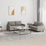 Sofa set with 2 pieces of gray taupe fabric cushions by , Sofas - Ref: Foro24-3201451, Price: 383,28 €, Discount: %
