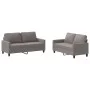 Sofa set with 2 pieces of gray taupe fabric cushions by , Sofas - Ref: Foro24-3201451, Price: 383,28 €, Discount: %