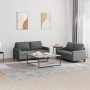 Set Sofas mit 2 Stück Kissen dunkelgrauer Stoff von , Sofas - Ref: Foro24-3201445, Preis: 445,75 €, Rabatt: %