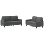 Set Sofas mit 2 Stück Kissen dunkelgrauer Stoff von , Sofas - Ref: Foro24-3201445, Preis: 445,75 €, Rabatt: %