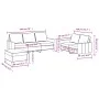 Set Sofas mit Kissen 3 Stück cremefarbener Stoff von , Sofas - Ref: Foro24-3201470, Preis: 514,50 €, Rabatt: %