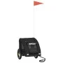 Fahrradanhänger Haustiere Eisen Stoff Oxford schwarz von , Kinderwagen für Haustiere - Ref: Foro24-93954, Preis: 93,32 €, Rab...