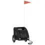 Fahrradanhänger Haustiere Eisen Stoff Oxford schwarz von , Kinderwagen für Haustiere - Ref: Foro24-93954, Preis: 93,32 €, Rab...