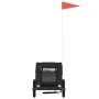 Fahrradanhänger Haustiere Eisen Stoff Oxford schwarz von , Kinderwagen für Haustiere - Ref: Foro24-93954, Preis: 93,32 €, Rab...