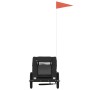 Remolque de bicicleta mascotas hierro tela Oxford negro de , Cochecitos para mascotas - Ref: Foro24-93954, Precio: 95,77 €, D...