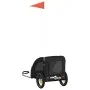 Fahrradanhänger Haustiere Eisen Stoff Oxford schwarz von , Kinderwagen für Haustiere - Ref: Foro24-93954, Preis: 93,32 €, Rab...