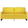 Light yellow 2-seater fabric sofa, 140 cm by , Sofas - Ref: Foro24-359168, Price: 212,32 €, Discount: %