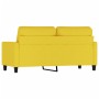 Light yellow 2-seater fabric sofa, 140 cm by , Sofas - Ref: Foro24-359168, Price: 212,32 €, Discount: %